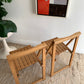 Original 1960’s Aldo Jacober and Pierangela d’Aniello “Trieste” Folding Chairs for Bazzani