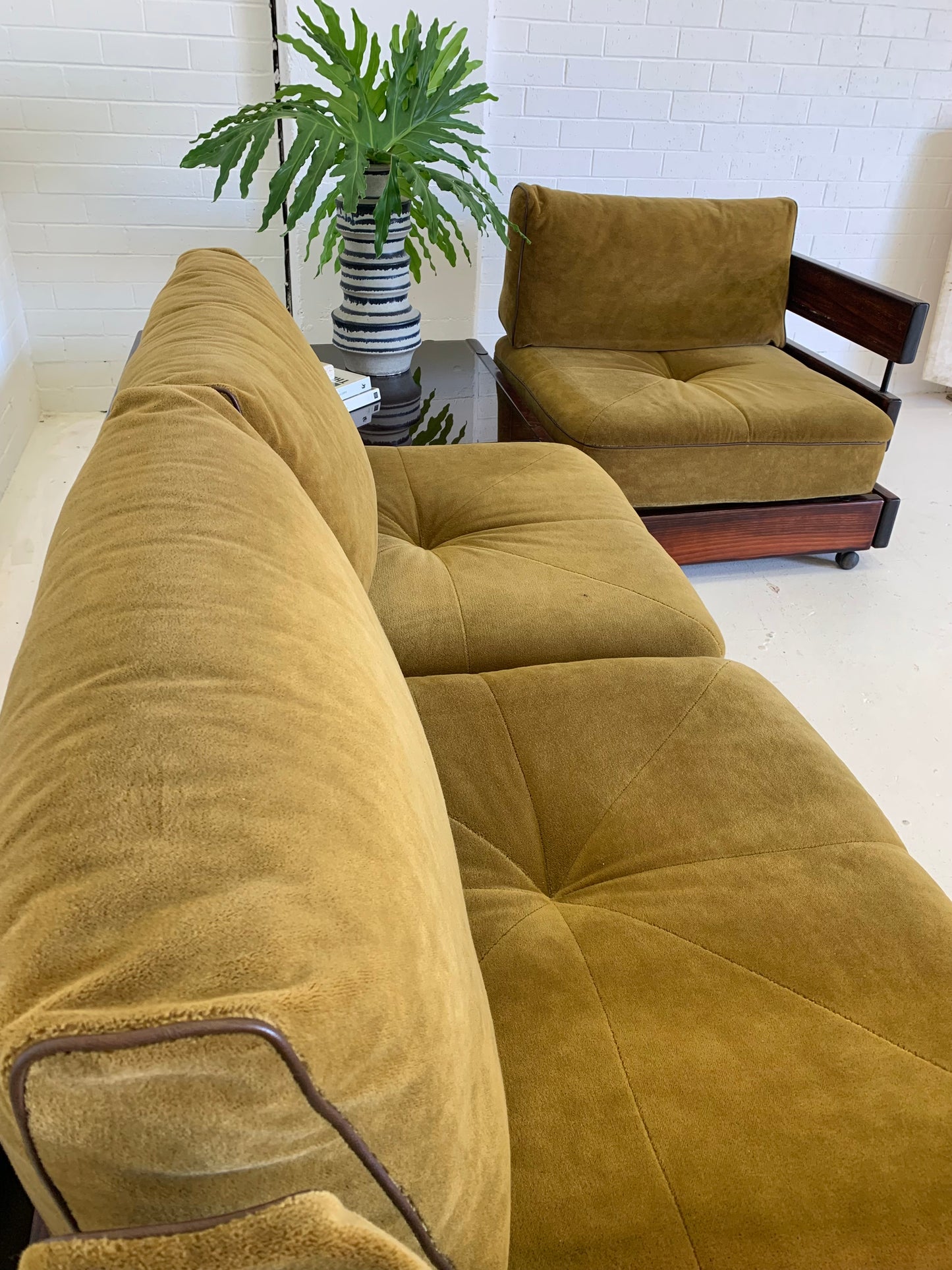 Vintage Post and Rail Modular Sofa