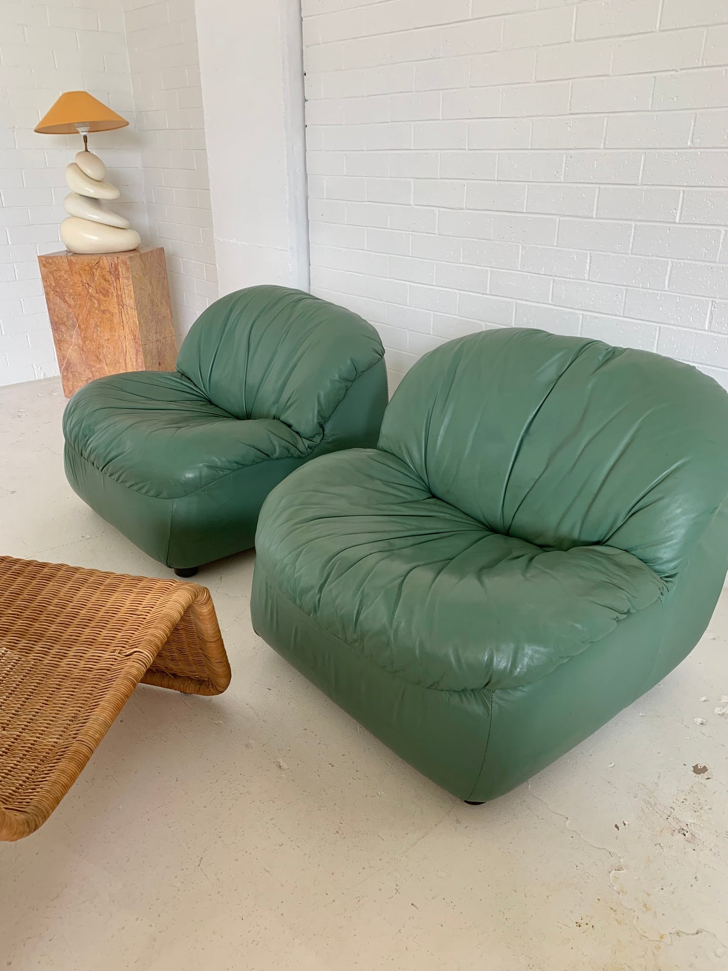 - Vintage Leather Armchair