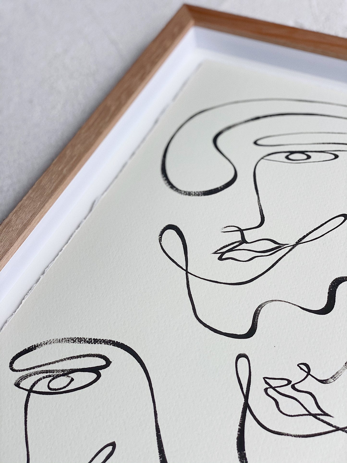 “Three of us” By Rikki Day ~ Float framed in Tasmanian Oak, limited edition