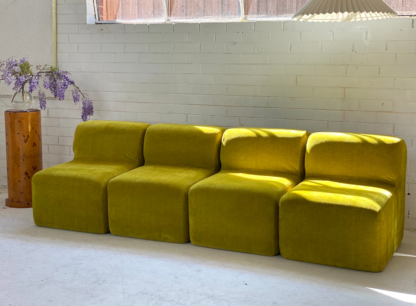 Velvet Chubby Modular Chair