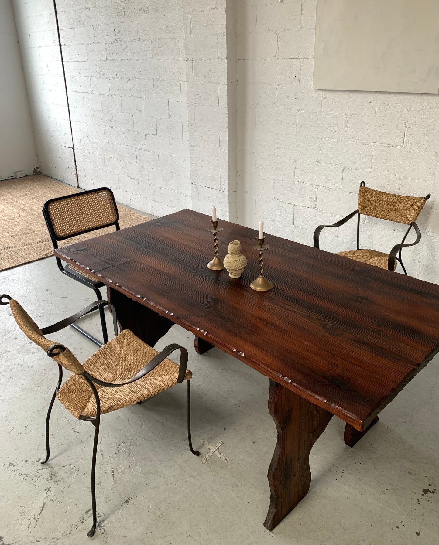 Hand Carved Spanish-Style Dining Table