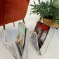Vintage Perspex Magazine Rack