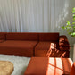 - Copper Velvet Modular Sofa Set