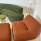 - Featherston Numero Boucle Armchair and Ottoman