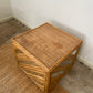 Cane Cube Side Table