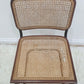 Set of Vintage Cane Cantilever Dining Chairs