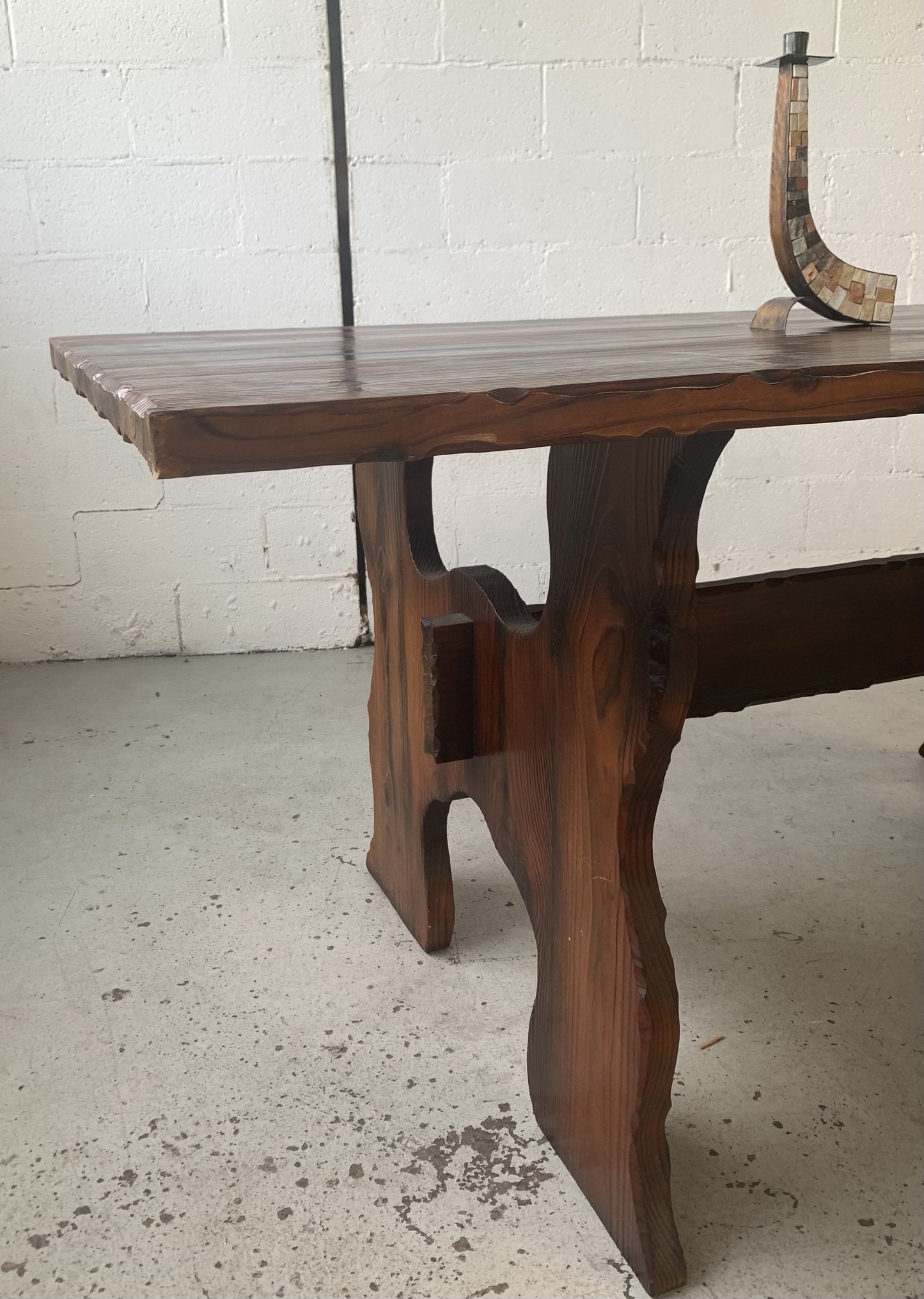 Hand Carved Spanish-Style Dining Table