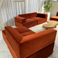 - Copper Velvet Modular Sofa Set