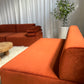 - Copper Velvet Modular Sofa Set