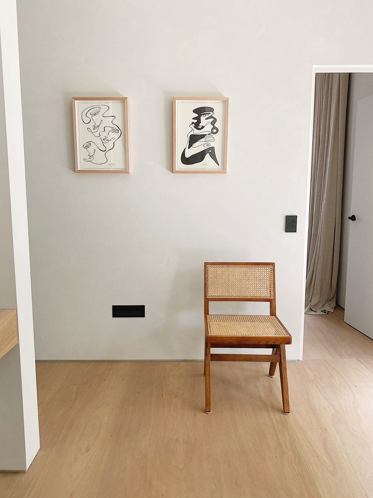 “Three of us” By Rikki Day ~ Float framed in Tasmanian Oak, limited edition