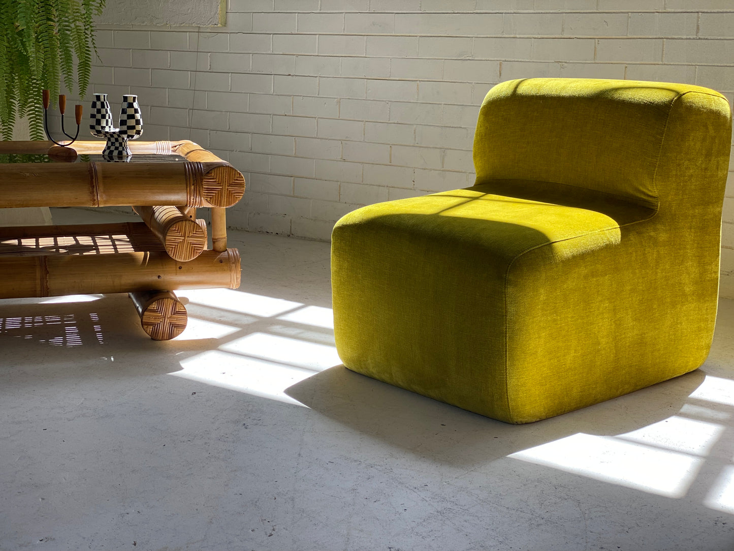 Velvet Chubby Modular Chair