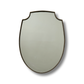 1950s Italian Brass Mirror - Beaded Shield