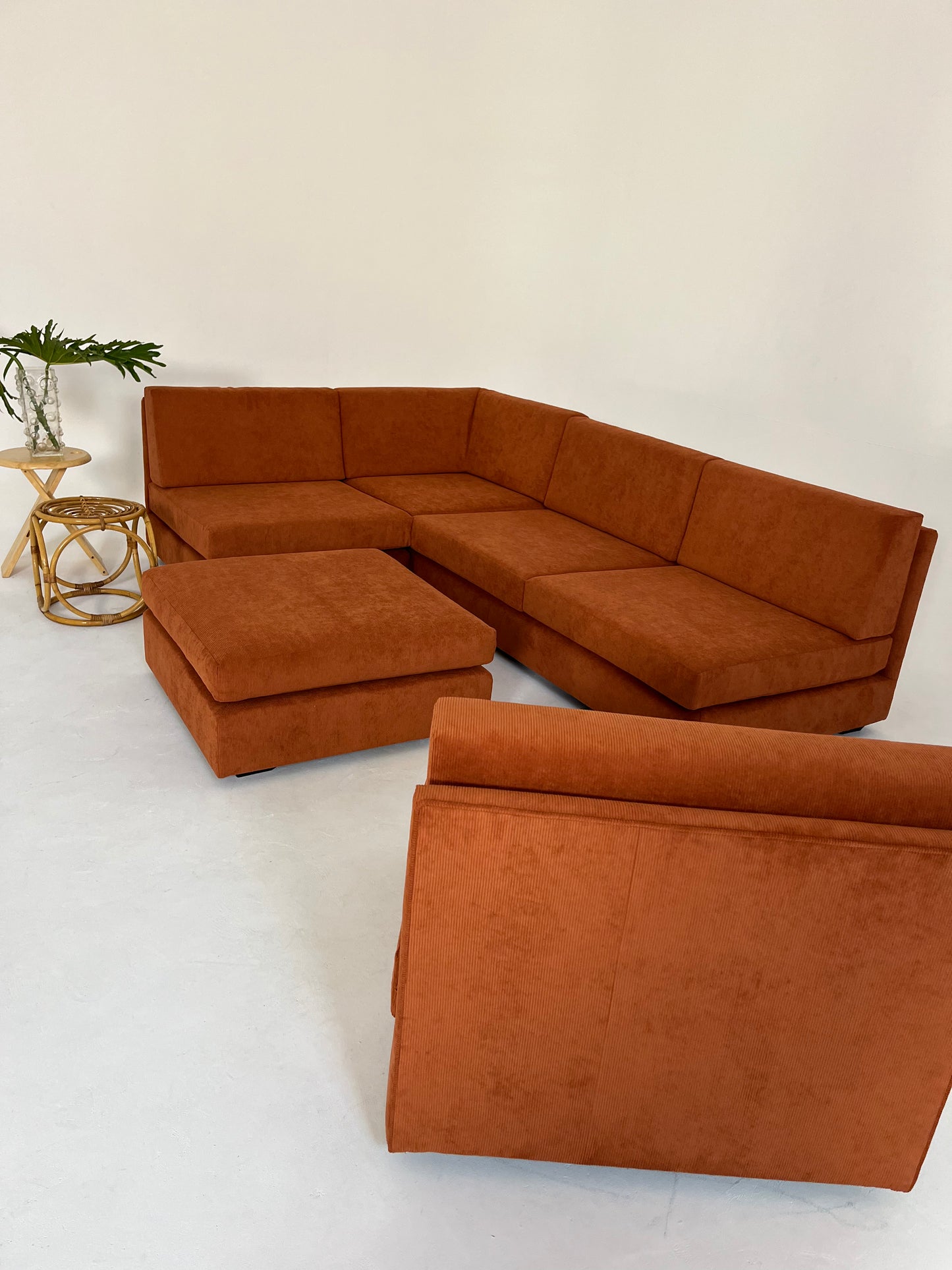 - Vintage Custom Modular Cord Sofa