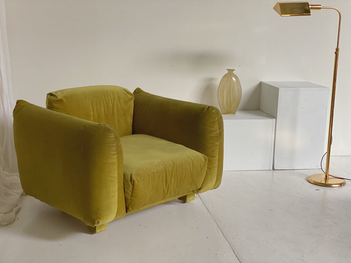 Chubby Velvet Lounge Chair