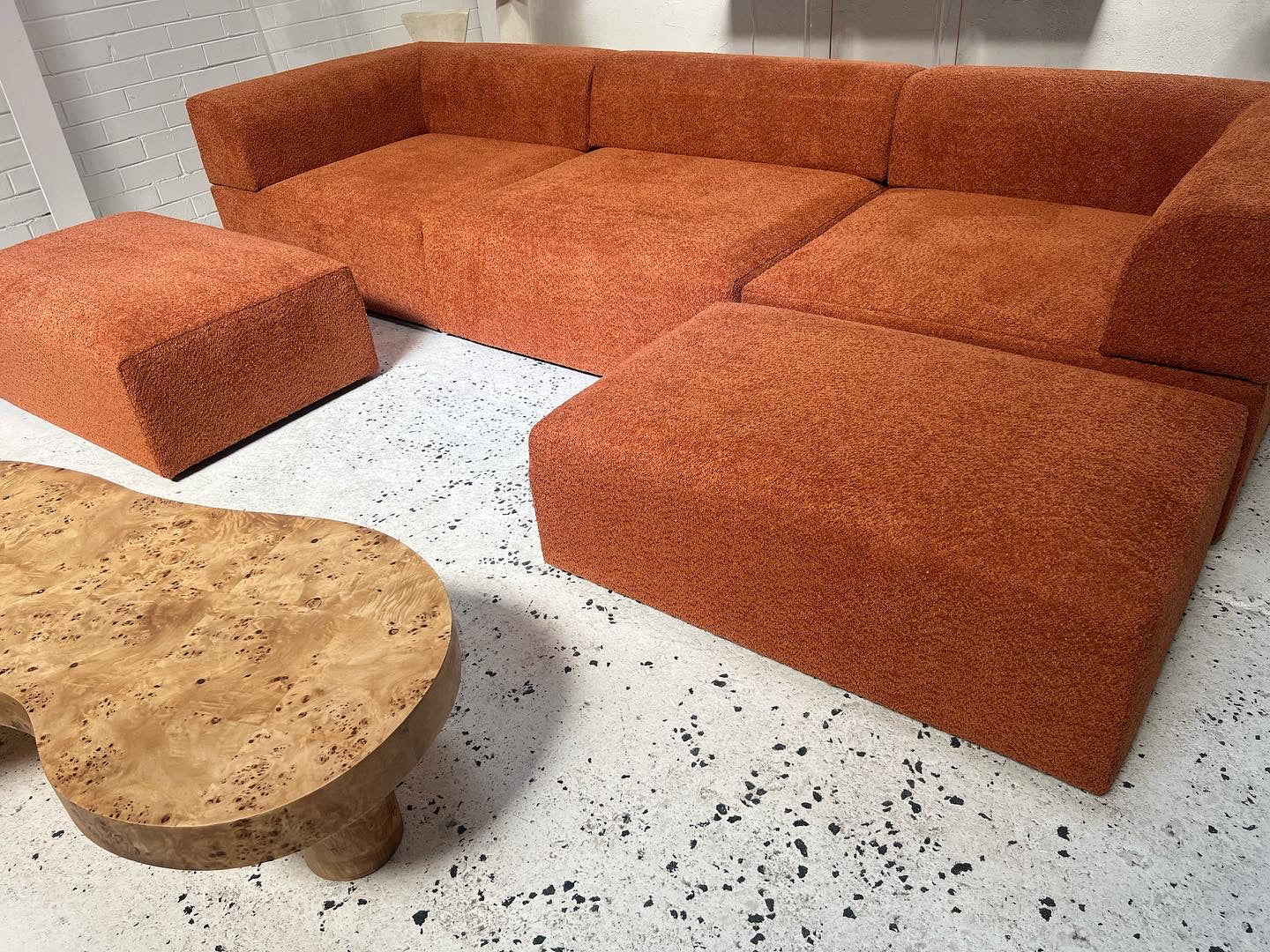 = Bespoke Boucle Modular Sofa Set