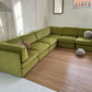 - Bespoke Large Sage Green Modular Sofa