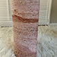 Rare Pink Travertine Table