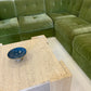 Vintage Unfilled Travertine Coffee Table