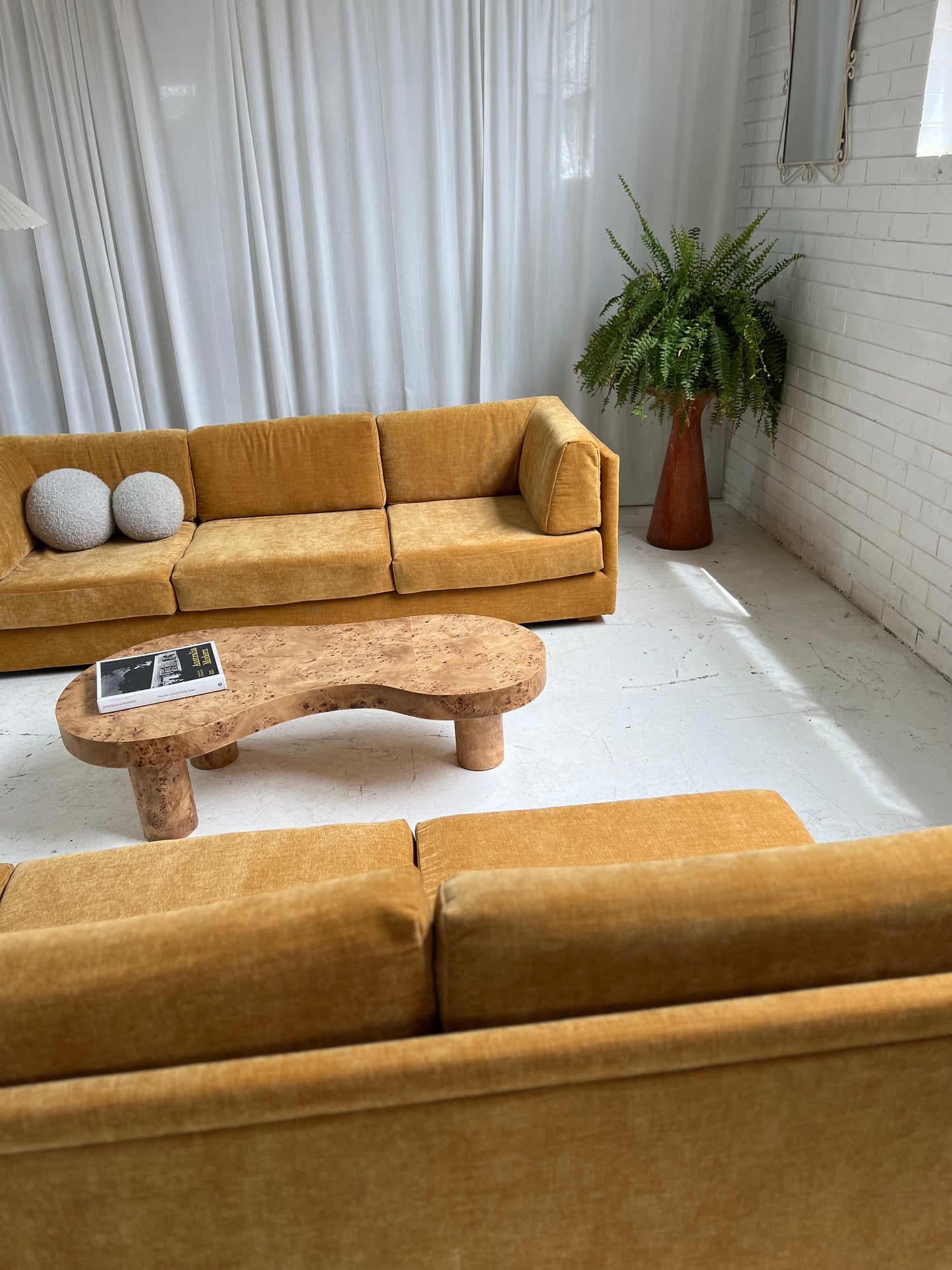 - Bespoke Mustard Modular Sofa Set