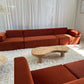 - Copper Velvet Modular Sofa Set