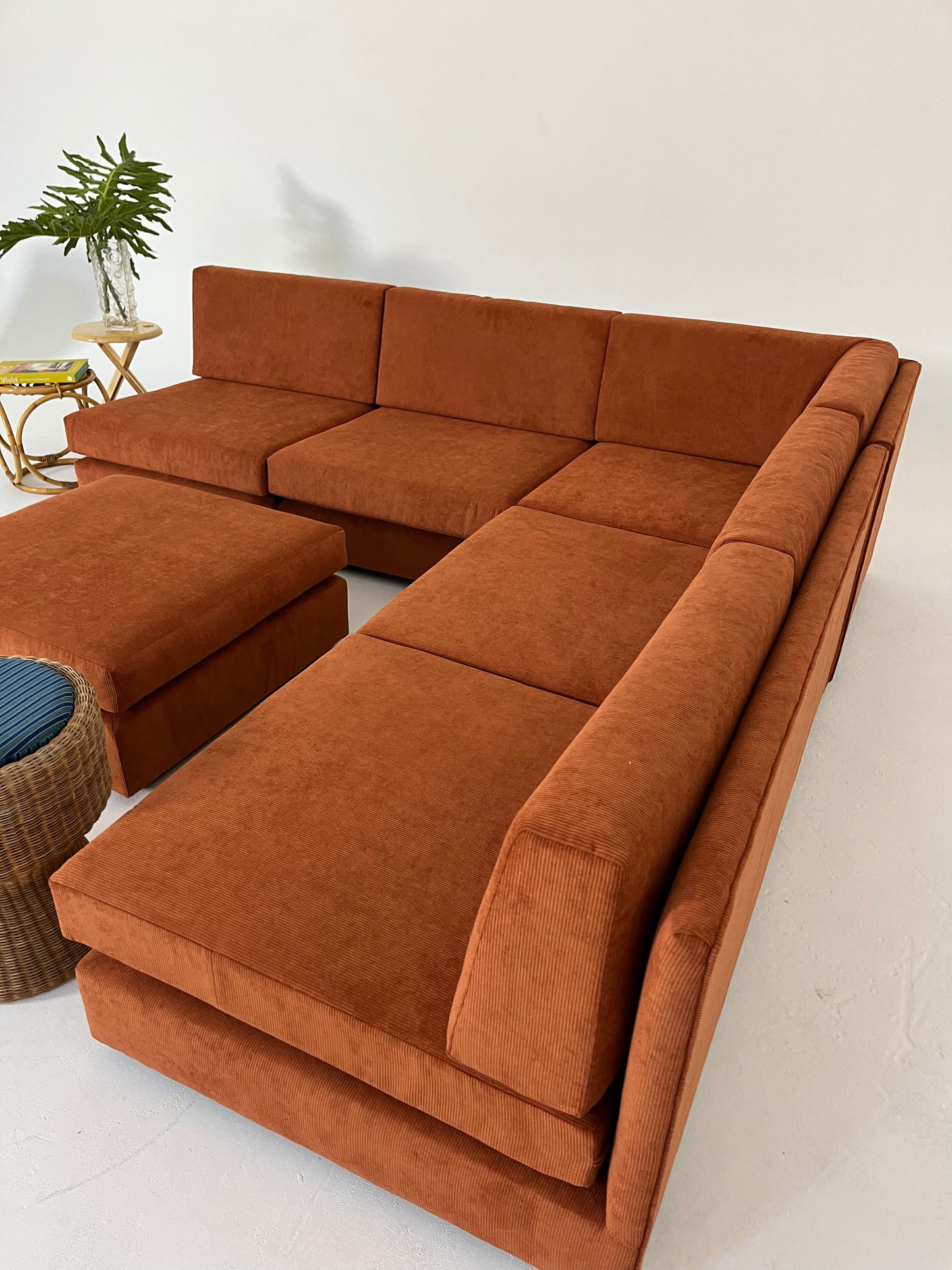 - Vintage Custom Modular Cord Sofa