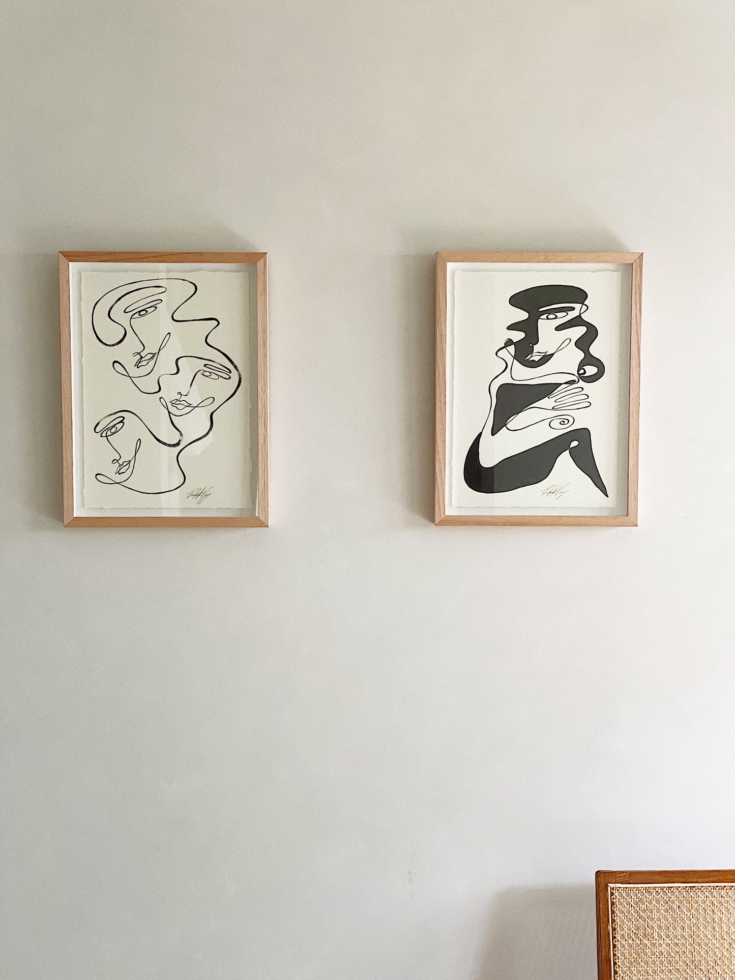 “Three of us” By Rikki Day ~ Float framed in Tasmanian Oak, limited edition
