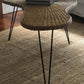 1950s Boomerang Wicker Coffee Table