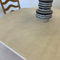 Vintage Honed Travertine Dining Table