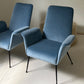 1960s Italian Winged Armchair, Fully Refurbished - Two Available