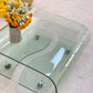 Curvy Glass Coffee Table