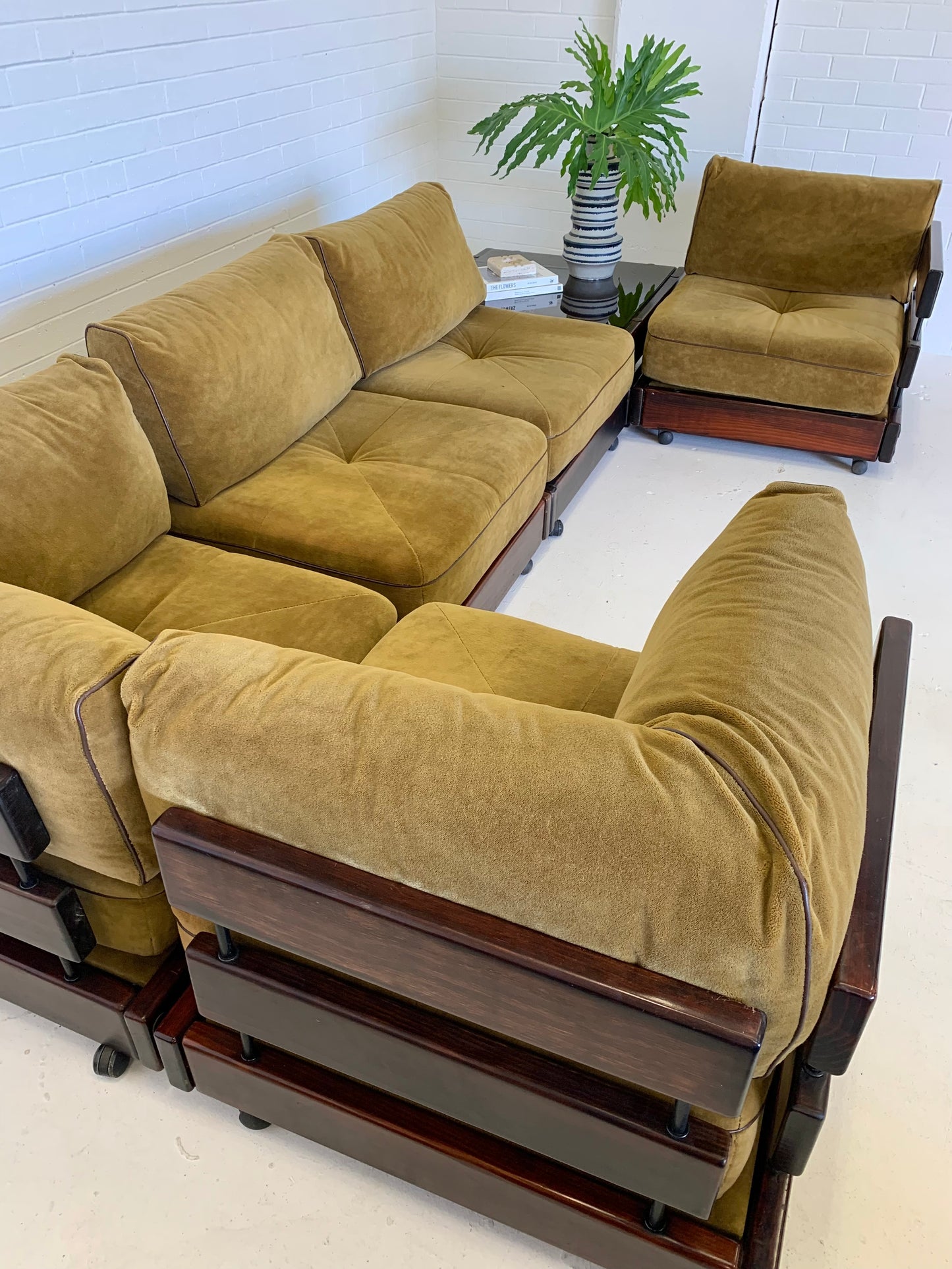 Vintage Post and Rail Modular Sofa