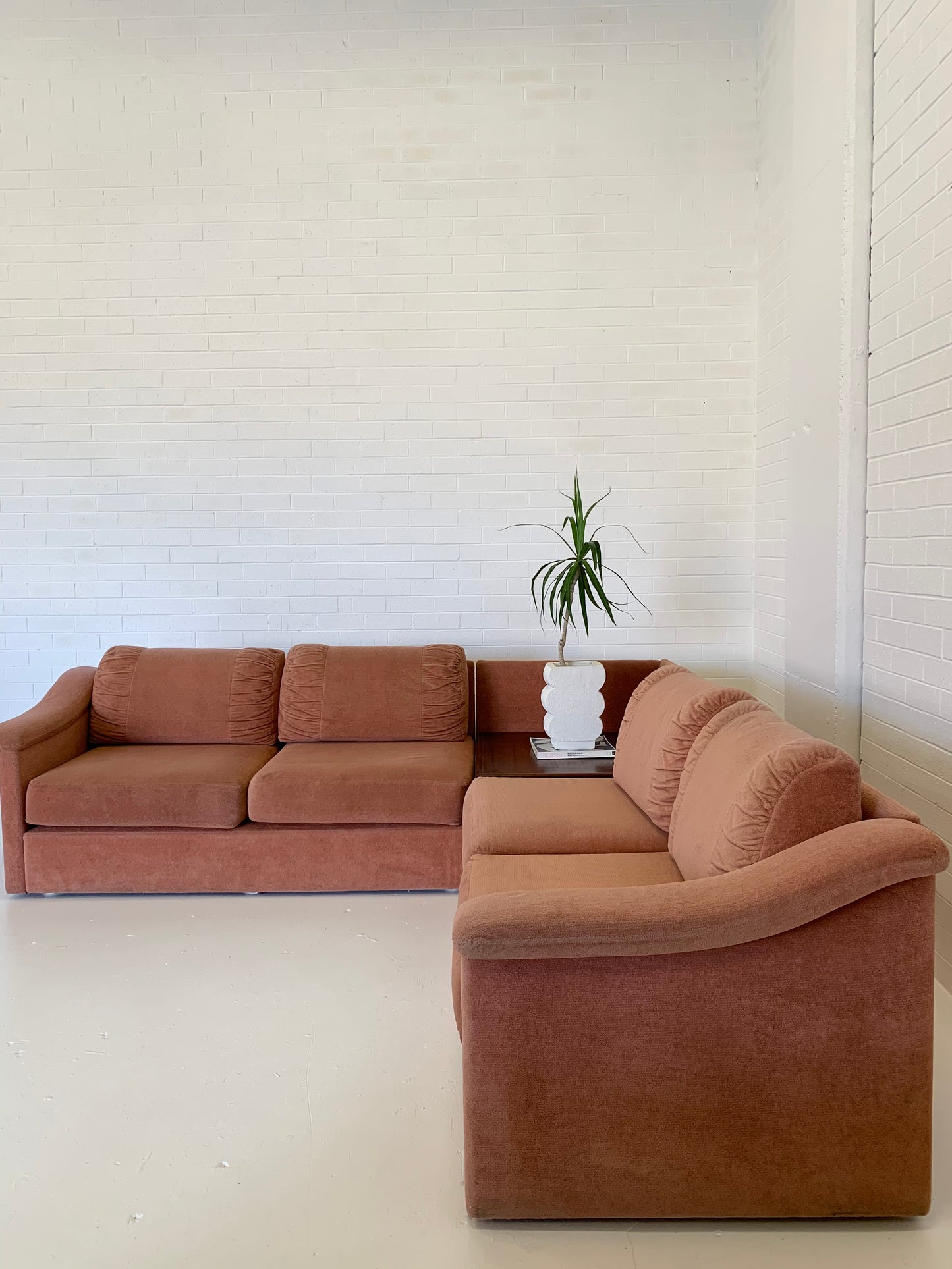Vintage Parker Velvet Modular Sofa