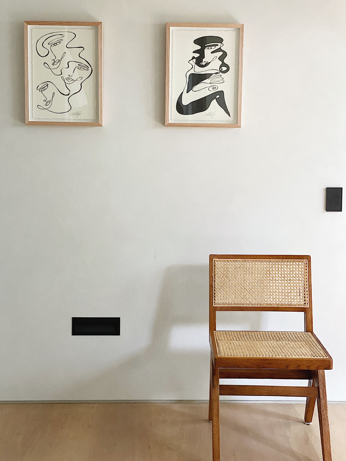 “Three of us” By Rikki Day ~ Float framed in Tasmanian Oak, limited edition