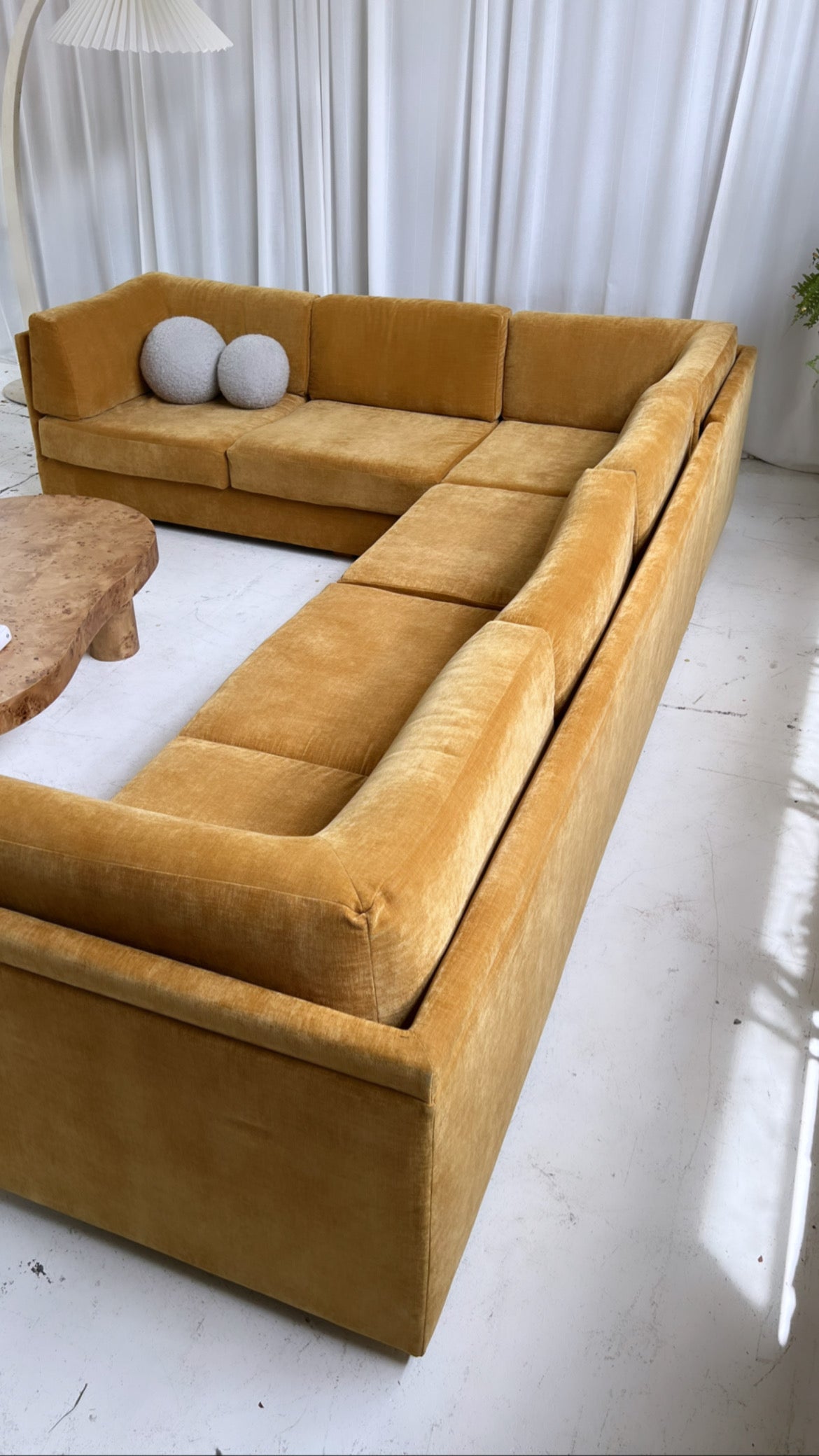 - Bespoke Mustard Modular Sofa Set