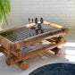 Large Bamboo Coffee Table