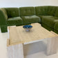 Vintage Unfilled Travertine Coffee Table