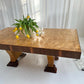- Large Walnut Birds Eye Burl Table