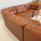 Vintage Leather Modular Sofa