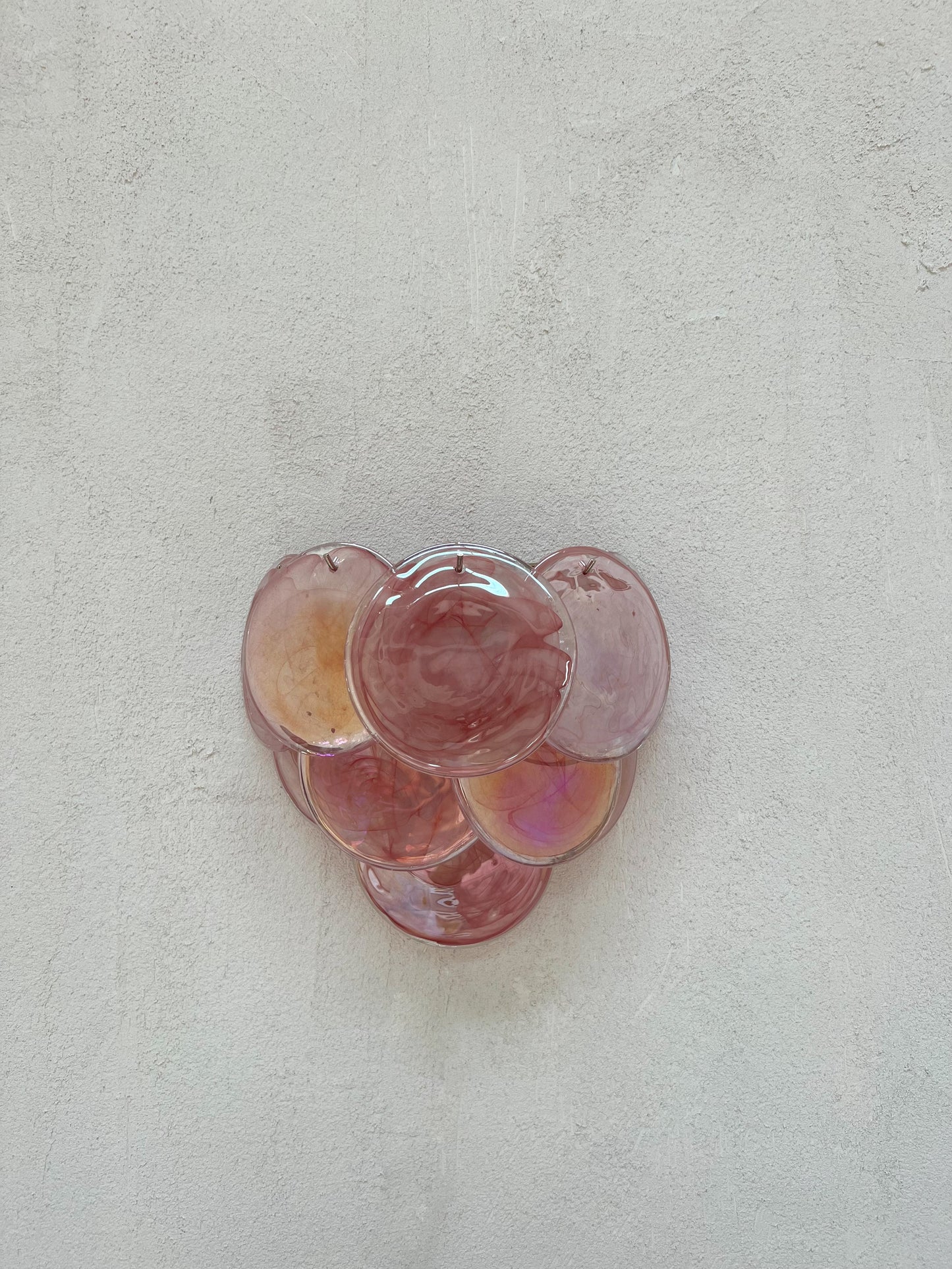 Murano Sconce - VISTOSTI PINK - One Available
