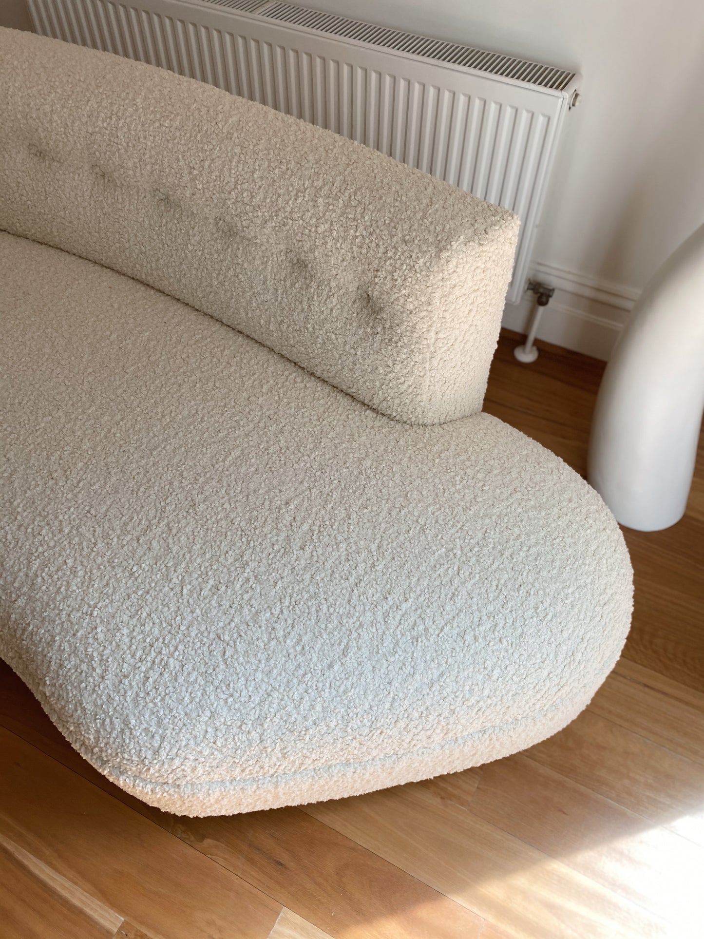 Custom Made Vintage Curved Sofa