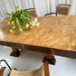 - Large Walnut Birds Eye Burl Table