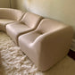 Featherston Numero VII Modular Sofa Reupholstered in Soft Wool