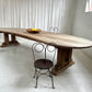 Custom Large Wooden Curved Table