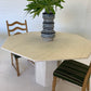 Vintage Honed Travertine Dining Table