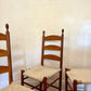 Shaker Style Ladderback Chairs - Six Available