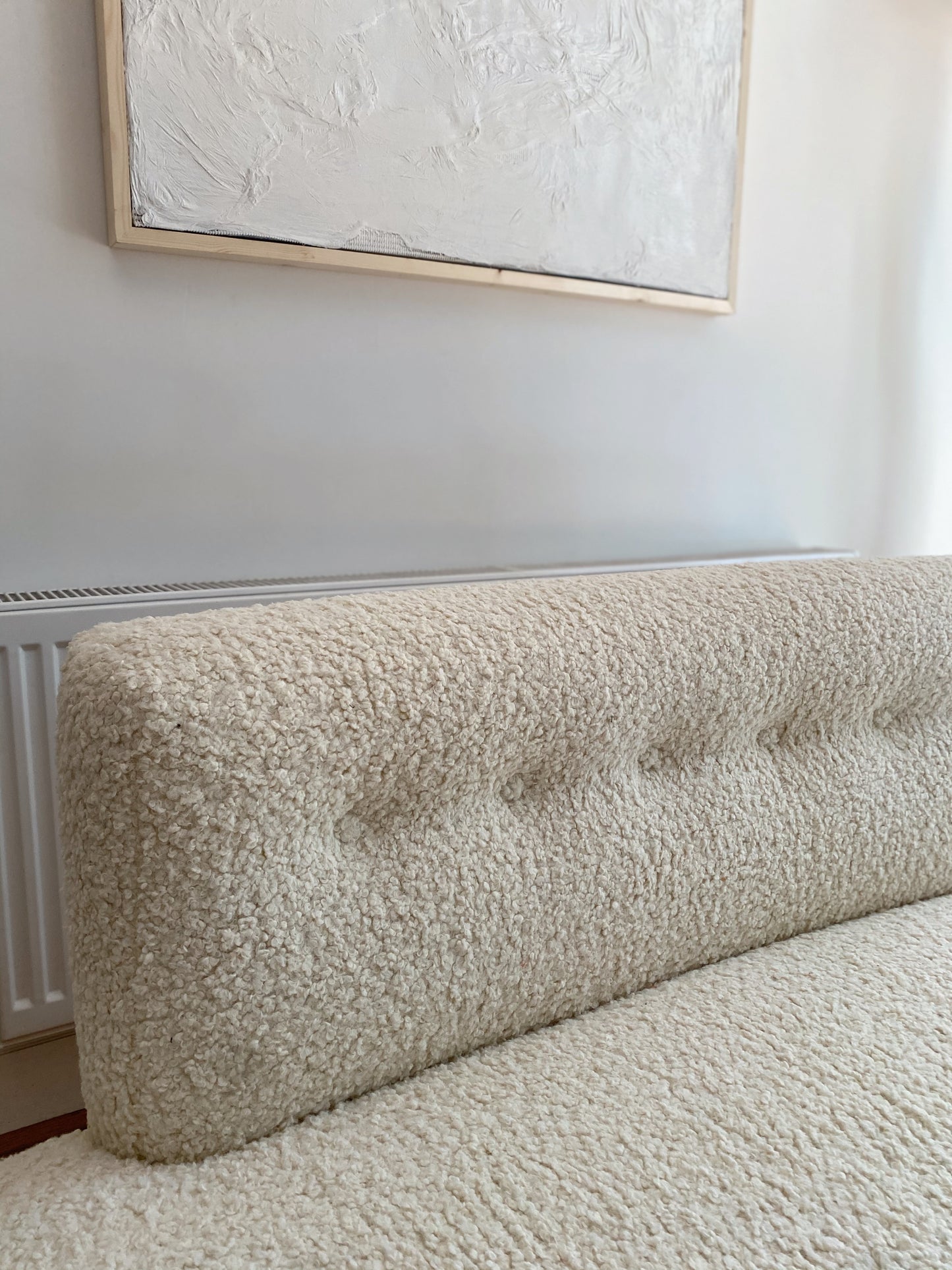 Custom Made Vintage Curved Sofa