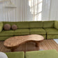 - Bespoke Large Sage Green Modular Sofa