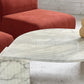 Vintage Marble Tear Drop Coffee Table
