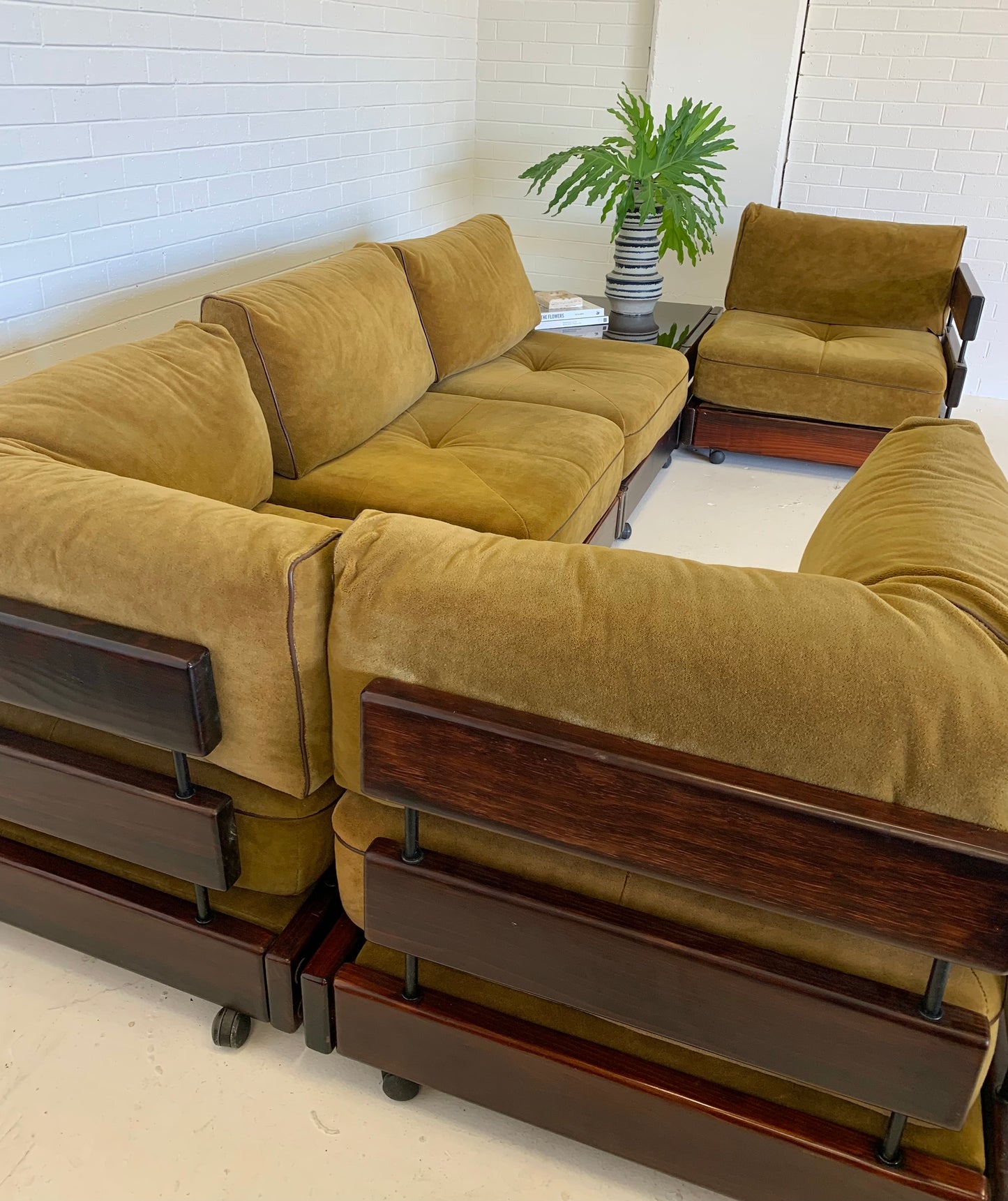 Vintage Post and Rail Modular Sofa